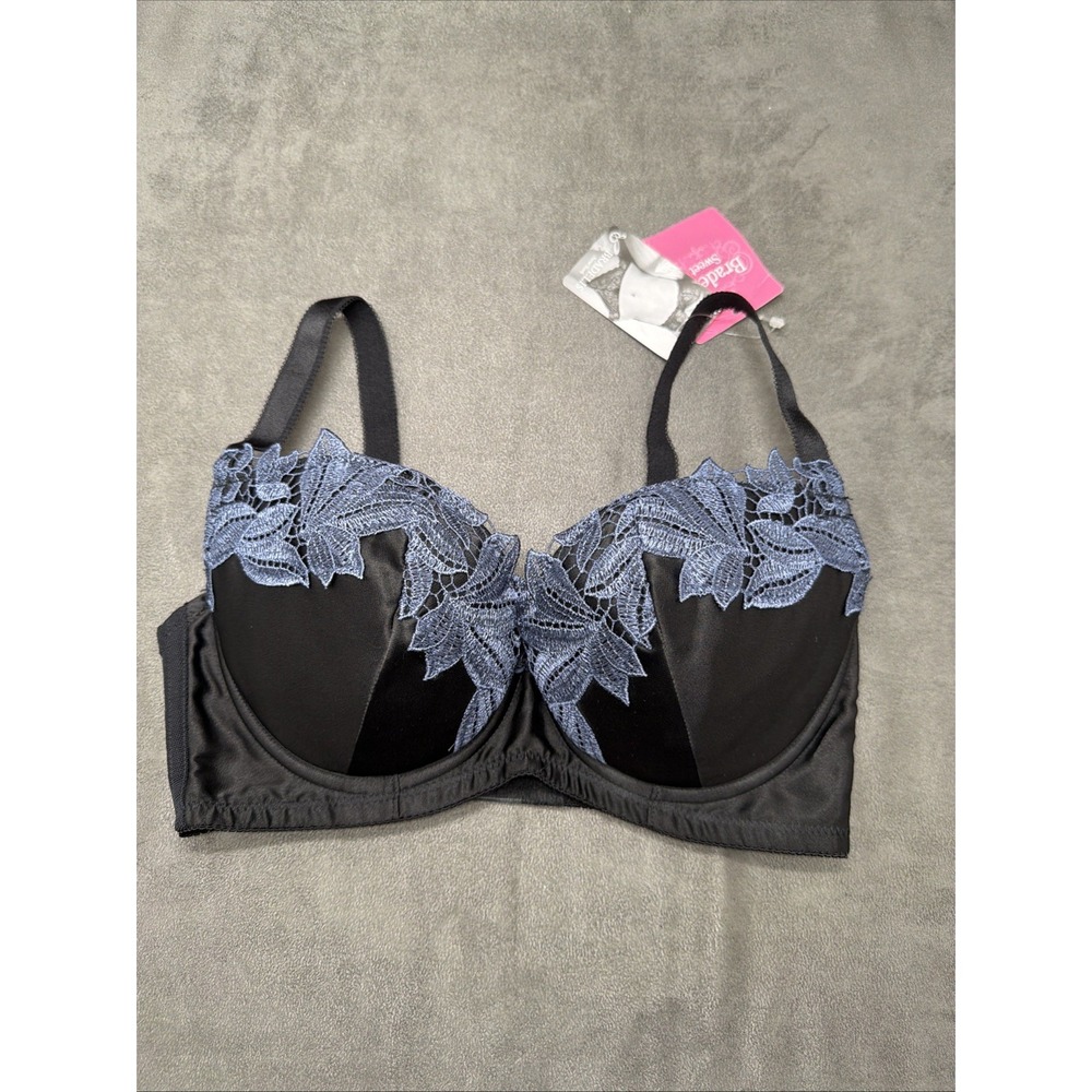Bradelis Ivy Push Up Bra Lace Appliqué Made In Japan Size 30F US